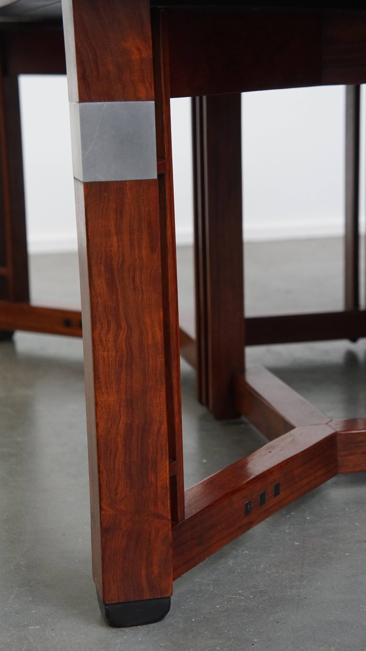 Prachtige, grote en luxe vierkante Art Deco salontafel van Schuitema uit de Decoforma serie - Afbeelding 9