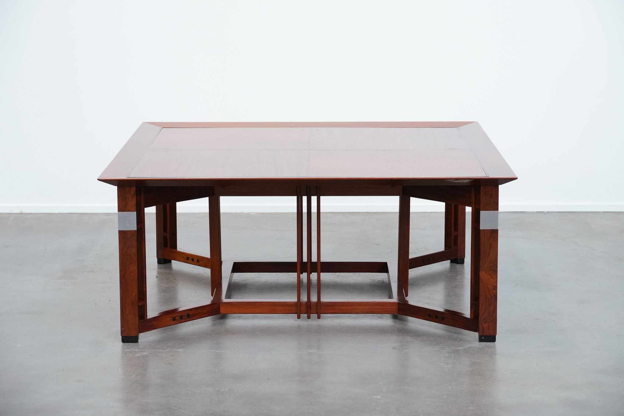 Mooie en grote vierkante Art Deco salontafel van Schuitema uit de Decoforma serie - Afbeelding 3