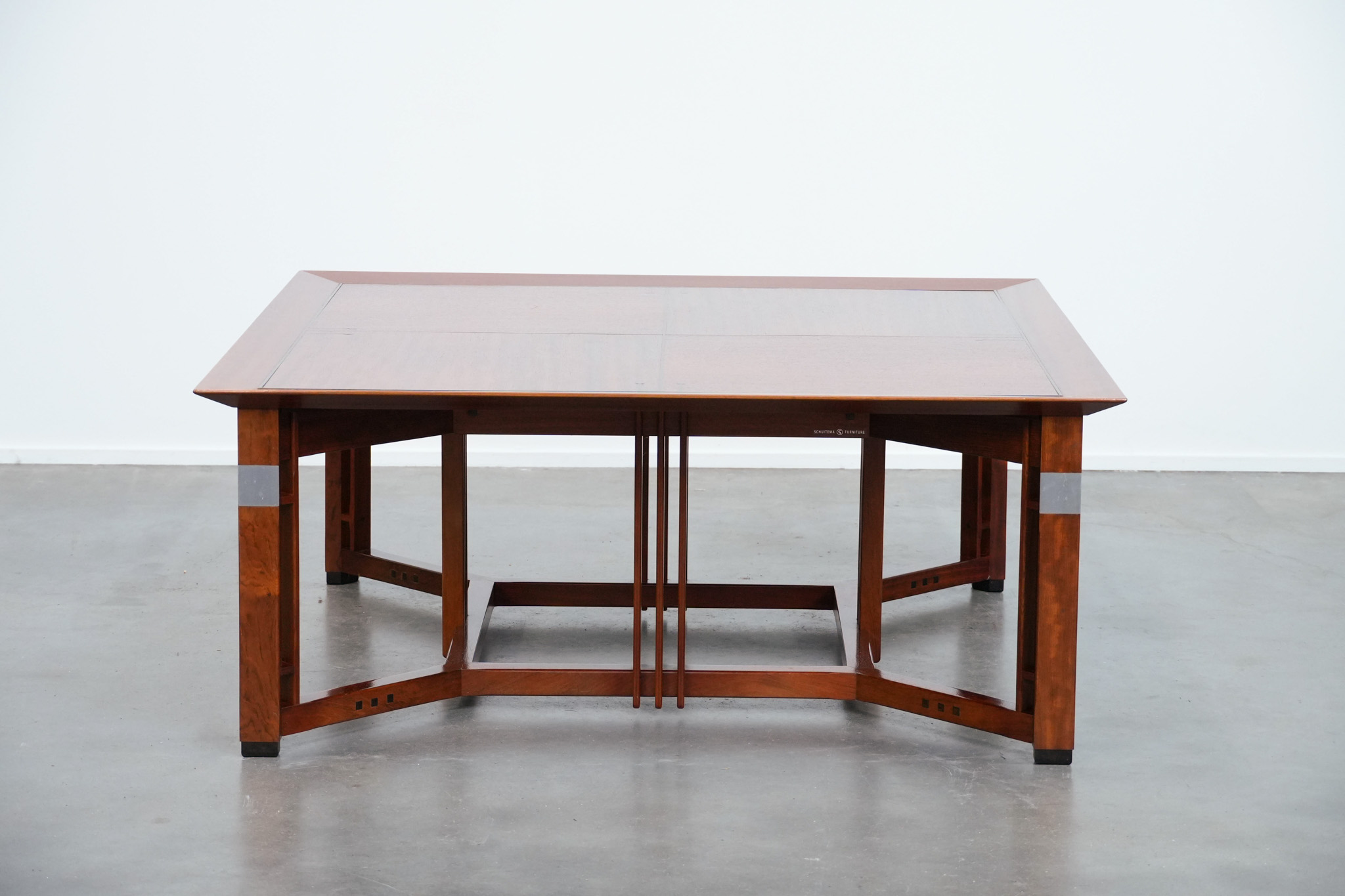 Mooie en grote vierkante Art Deco salontafel van Schuitema uit de Decoforma serie - Afbeelding 4