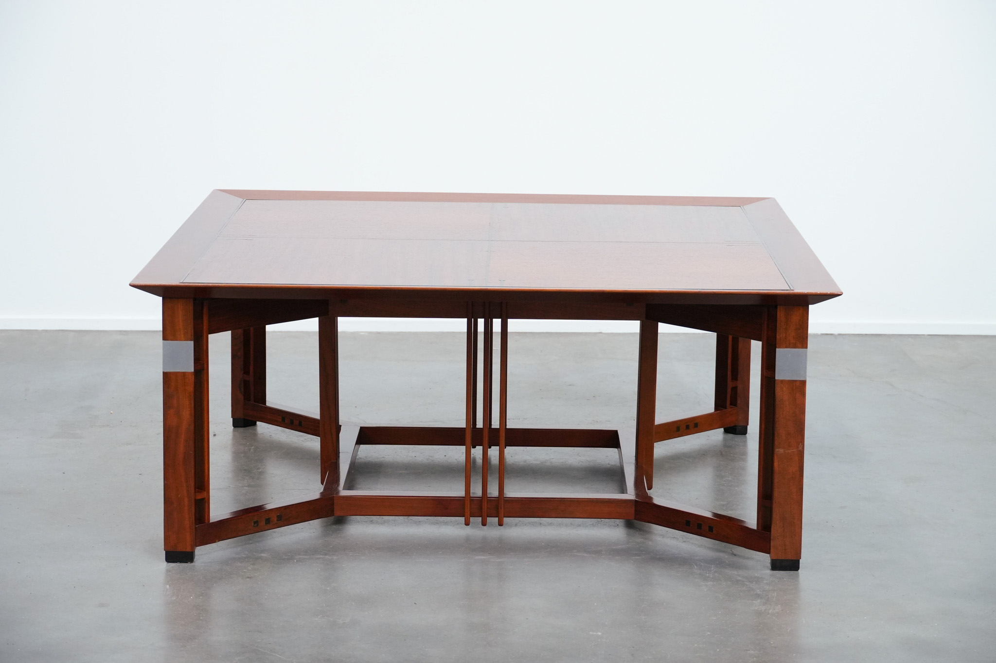 Mooie en grote vierkante Art Deco salontafel van Schuitema uit de Decoforma serie - Afbeelding 5