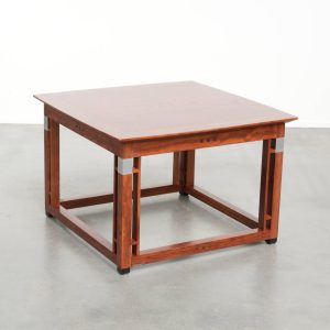 Leuke vierkante Art Deco design bijzet/ salontafel van Schuitema uit de Decoforma serie