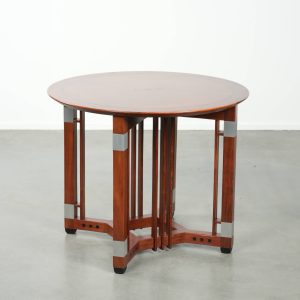 Mooie ronde Schuitema design Art Deco bijzet/ salontafel uit de Decoforma serie