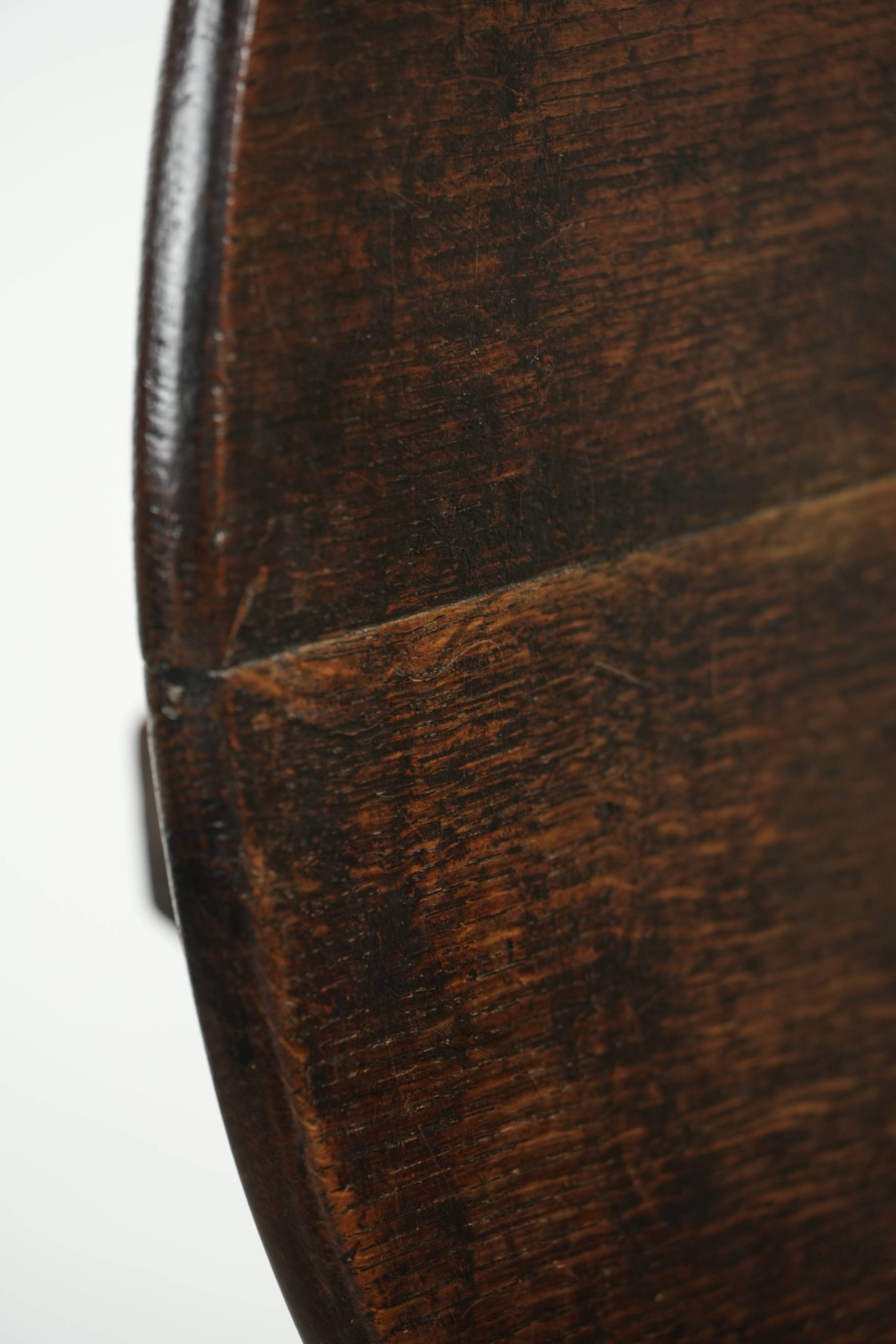 Subtiele antieke Engelse eikenhouten tilt top table/ bijzettafel uit begin 19e eeuw met prachtige kleuren - Afbeelding 11