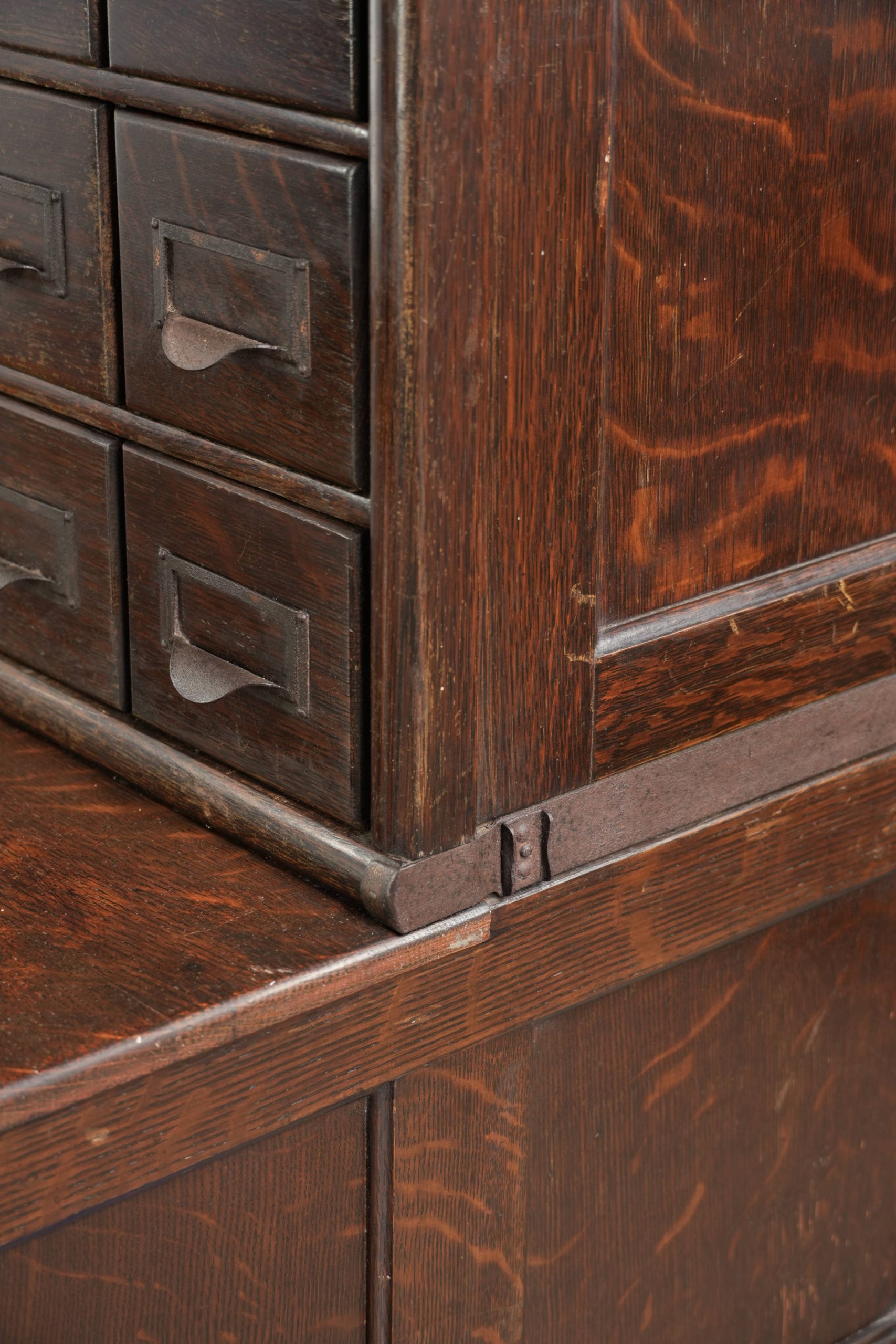 Unieke en zeer originele 19e eeuwse globe Wernicke modulaire notaris/ kantoor/ apothekerskast - Afbeelding 13