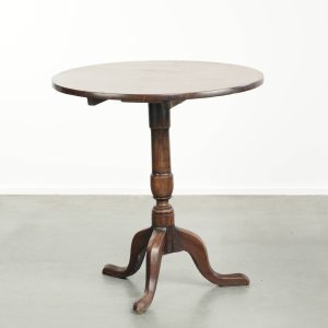 Luxe antieke 18e eeuwse Engelse tilttop/ bijzettafel met prachtige kleuren
